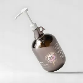 Amber Glass Gallon Pump Bottle 03